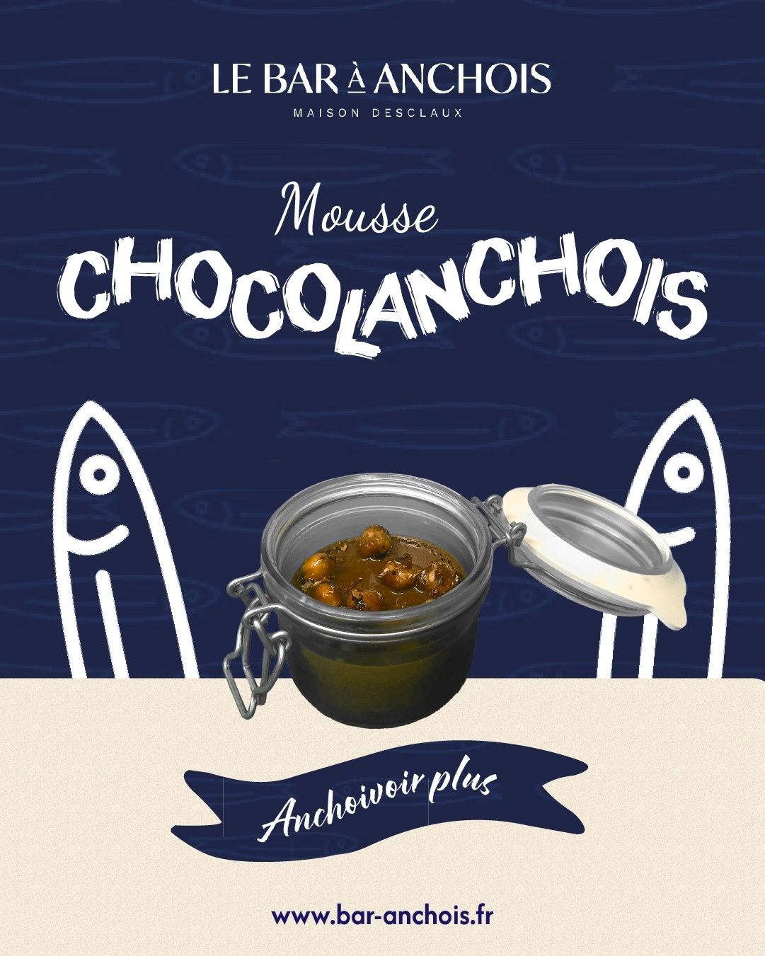 Oserez-vous       nnNotre Mousse au Chocolat et Anchois est la touche finale la plus surprenante du ...